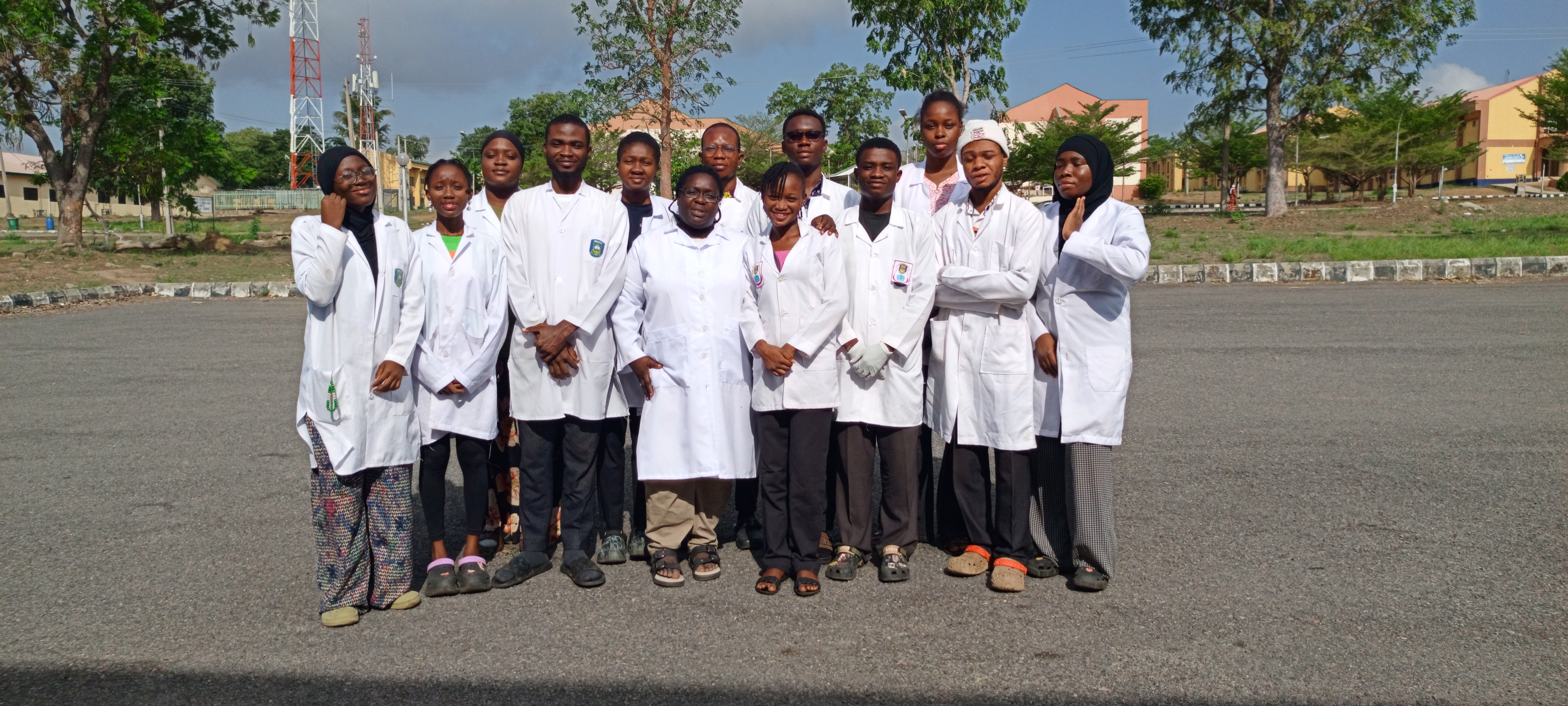 Research team with supervisor — University of Ilorin